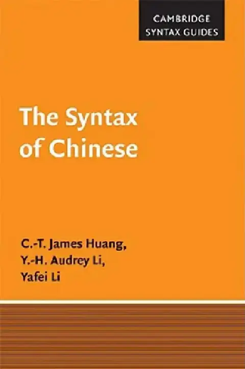 Cover of The Syntax of Chinese