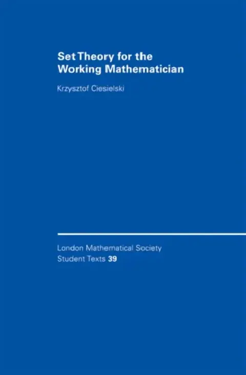 Cover of Set Theory for the Working Mathematician
