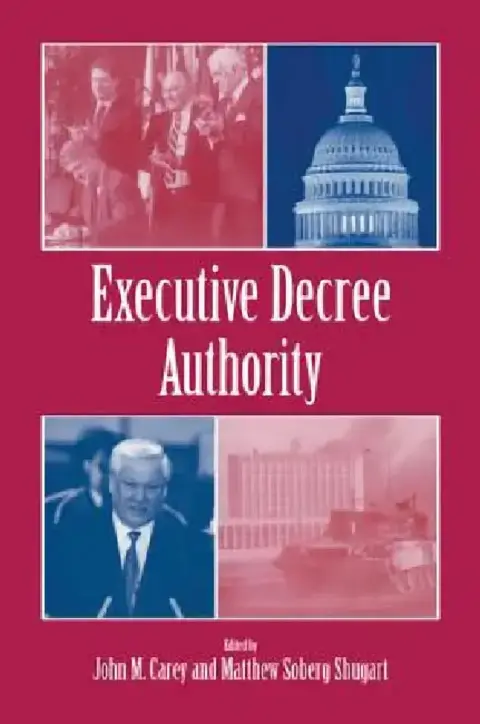 Cover of Executive Decree Authority