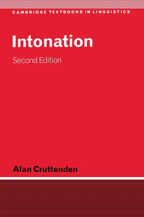 Cover of Intonation