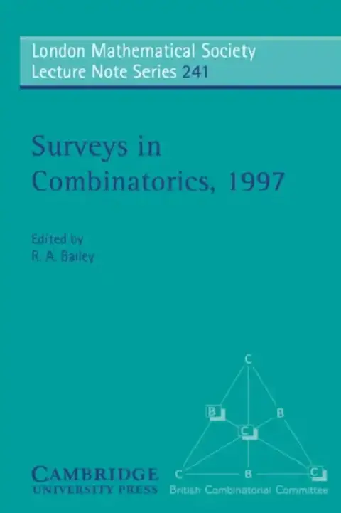 Cover of Surveys in Combinatorics, 1997