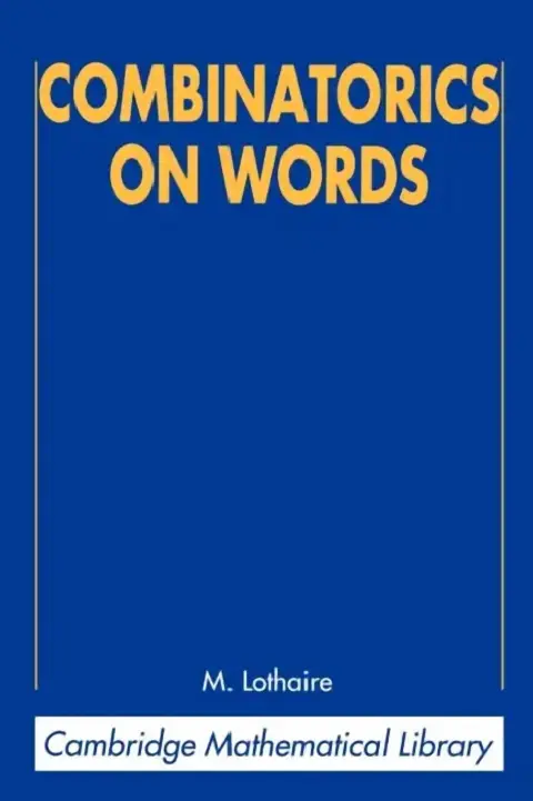 Cover of Combinatorics on Words