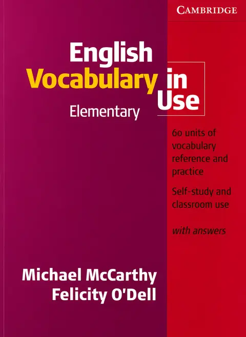 Cover of English Vocabulary in Use Elementary
