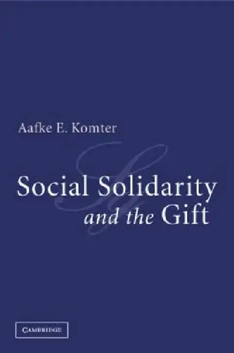 Cover of Social Solidarity and the Gift