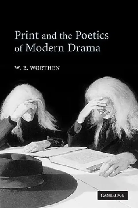 Cover of Print and the Poetics of Modern Drama