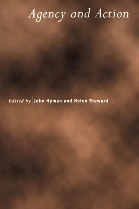 Cover of Agency and Action