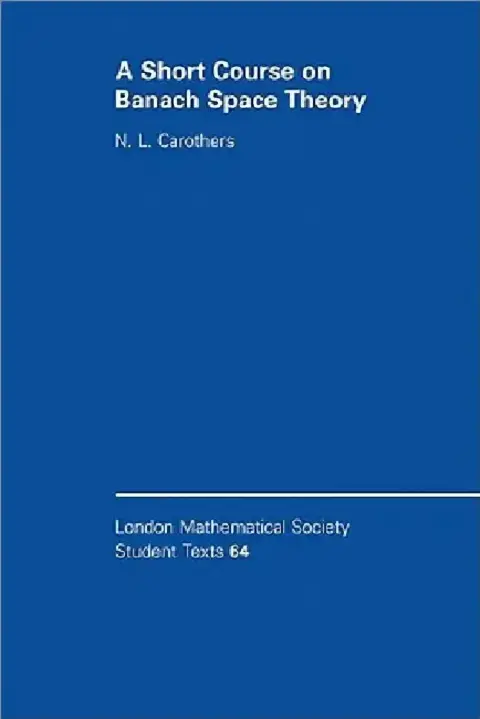 Cover of A Short Course on Banach Space Theory