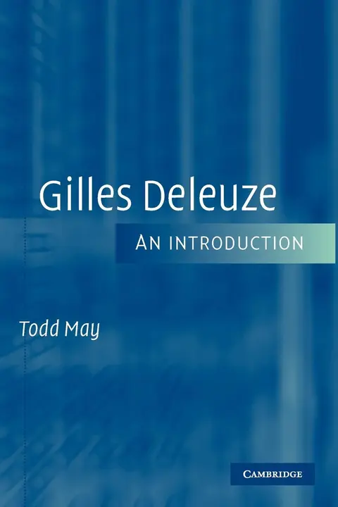 Cover of Gilles Deleuze