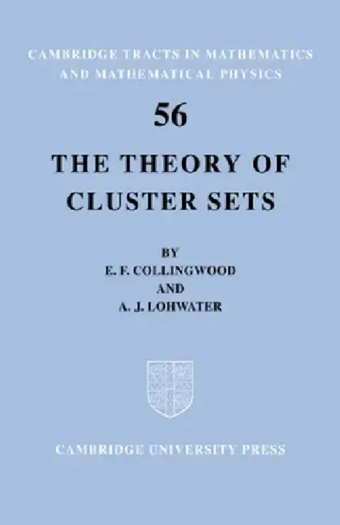 Cover of The Theory of Cluster Sets