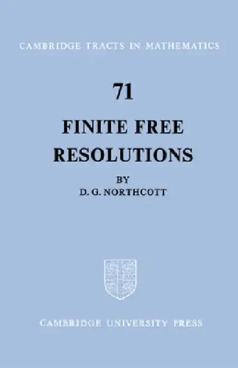 Cover of Finite Free Resolutions