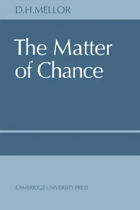 Cover of The Matter of Chance