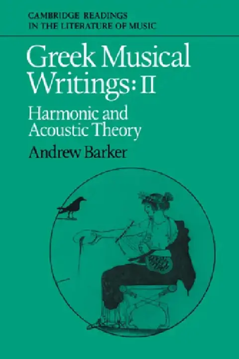 Cover of Greek Musical Writings