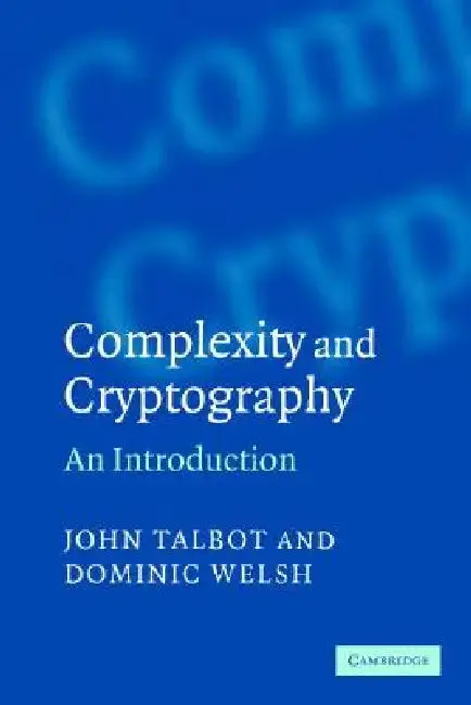 Cover of Complexity and Cryptography