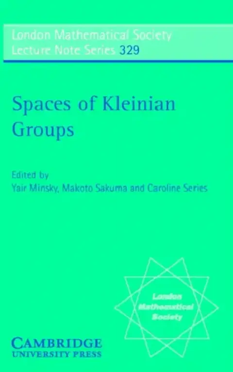 Cover of Spaces of Kleinian Groups
