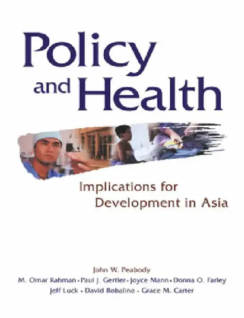 Cover of Policy and Health