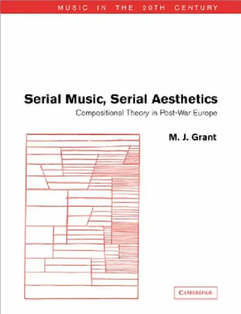 Cover of Serial Music, Serial Aesthetics