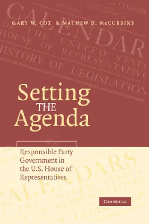 Cover of Setting the Agenda