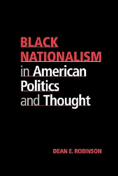 Cover of Black Nationalism in American Politics and Thought