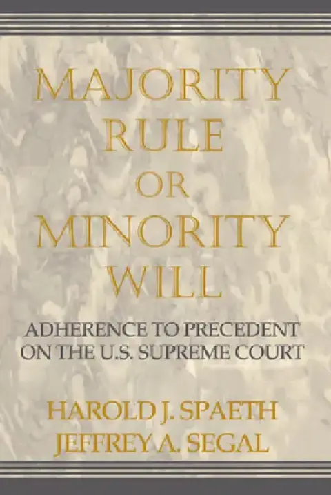 Cover of Majority Rule or Minority Will