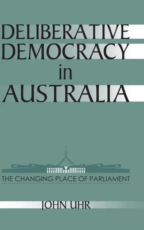 Cover of Deliberative Democracy in Australia