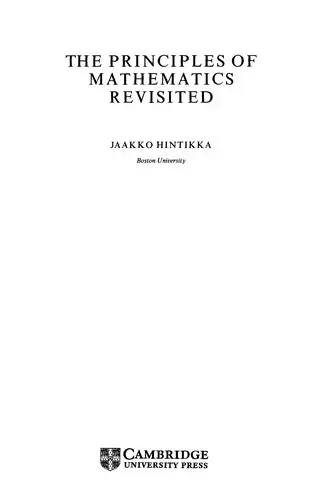 Cover of The Principles of Mathematics Revisited