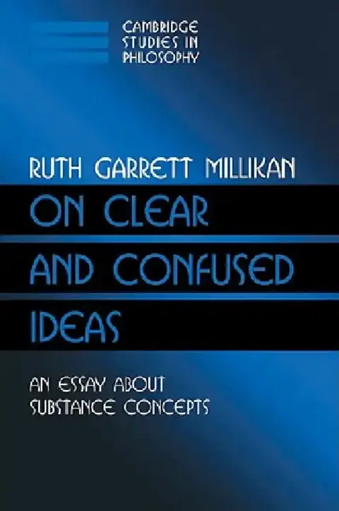 Cover of On Clear and Confused Ideas