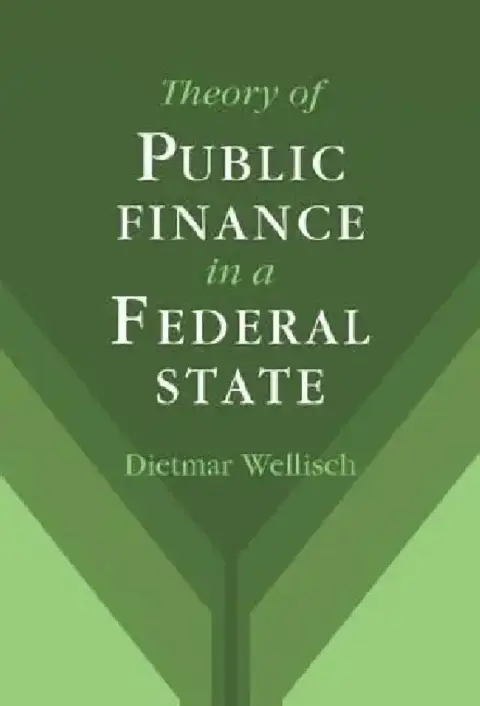 Cover of Theory of Public Finance in a Federal State