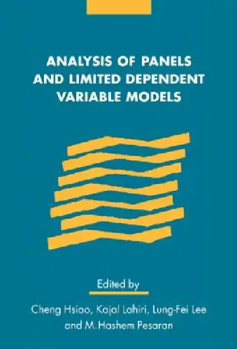 Cover of Analysis of Panels and Limited Dependent Variable Models