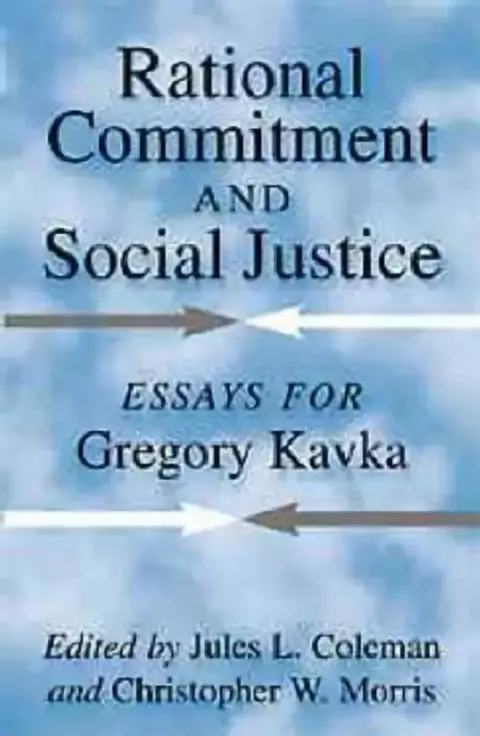 Cover of Rational Commitment and Social Justice