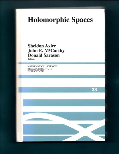 Cover of Holomorphic Spaces