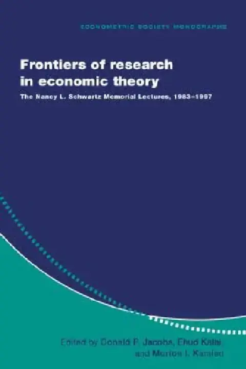 Cover of Frontiers of Research in Economic Theory