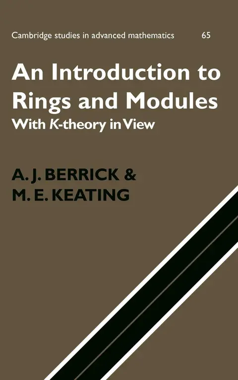Cover of An Introduction to Rings and Modules