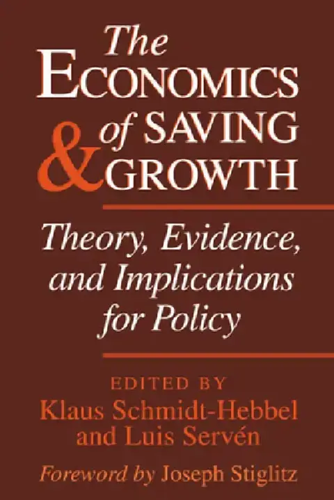 Cover of The Economics of Saving and Growth