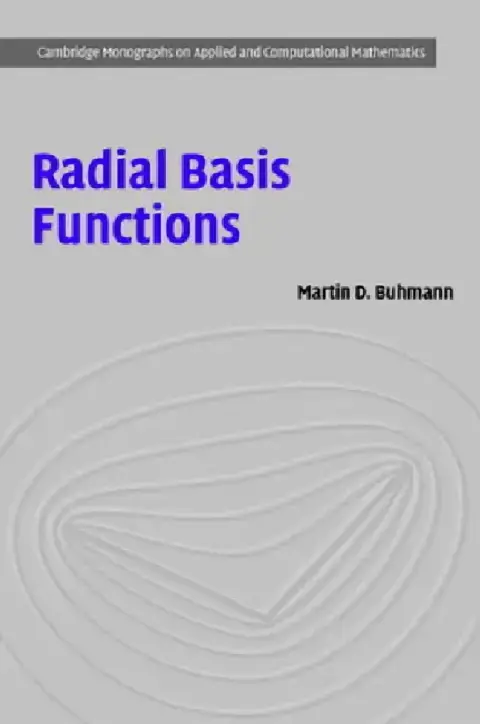 Cover of Radial Basis Functions