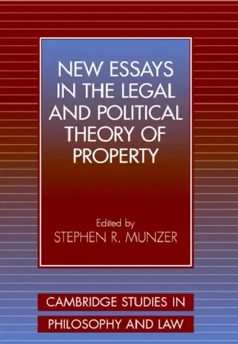 Cover of New Essays in the Legal and Political Theory of Property