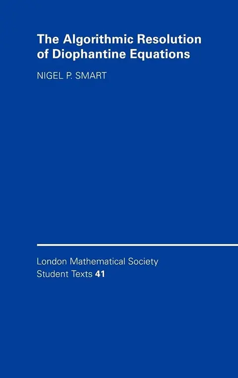 Cover of The Algorithmic Resolution of Diophantine Equations