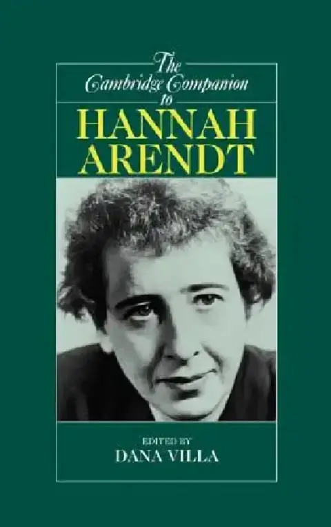 Cover of The Cambridge Companion to Hannah Arendt