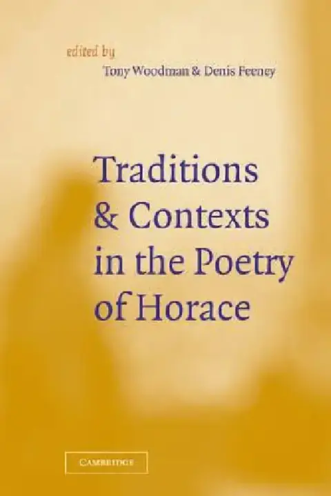 Cover of Traditions and Contexts in the Poetry of Horace