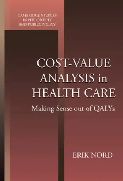 Cover of Cost-Value Analysis in Health Care