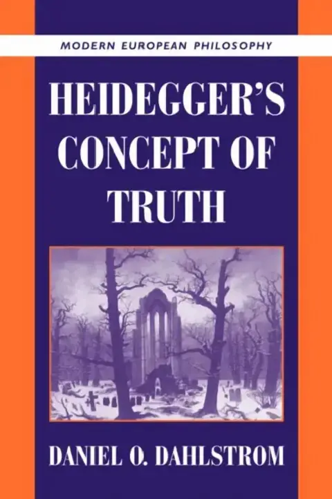 Cover of Heidegger's Concept of Truth