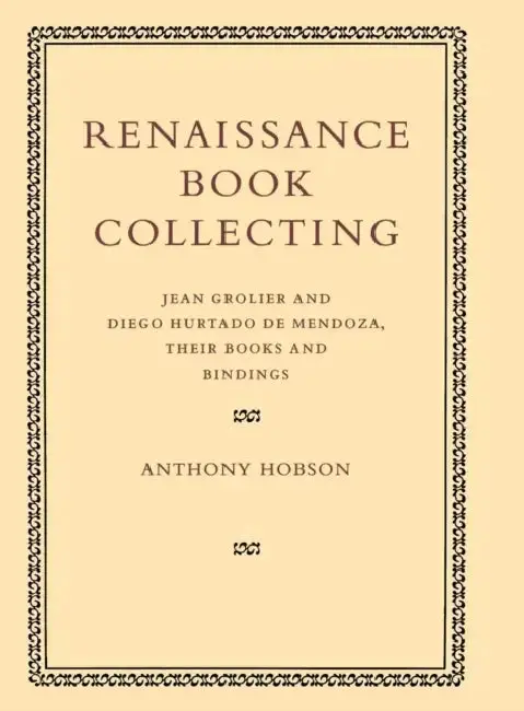 Cover of Renaissance Book Collecting
