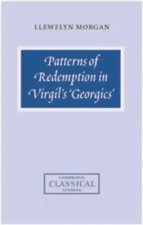 Cover of Patterns of Redemption in Virgil's Georgics'