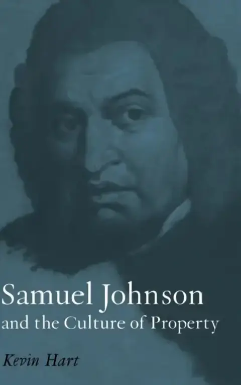 Cover of Samuel Johnson and the Culture of Property