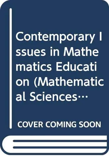 Cover of Contemporary Issues in Mathematics Education