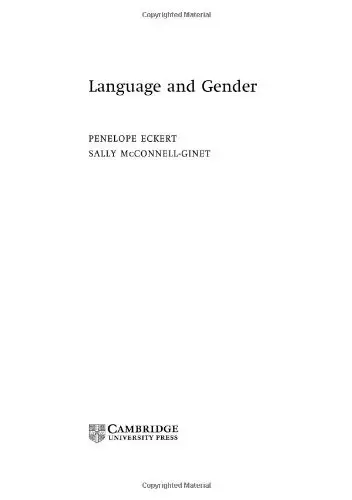 Cover of Language and Gender