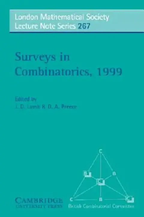 Cover of Surveys in Combinatorics, 1999