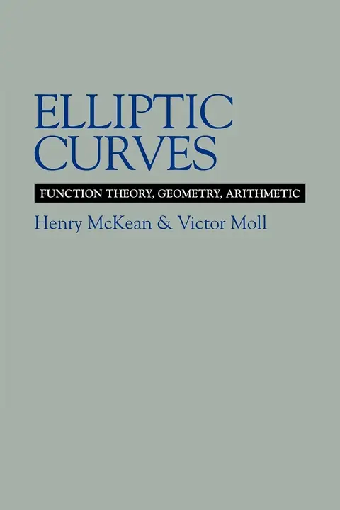 Cover of Elliptic Curves
