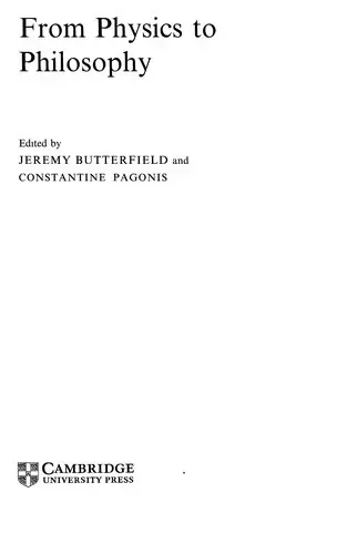 Cover of From Physics to Philosophy