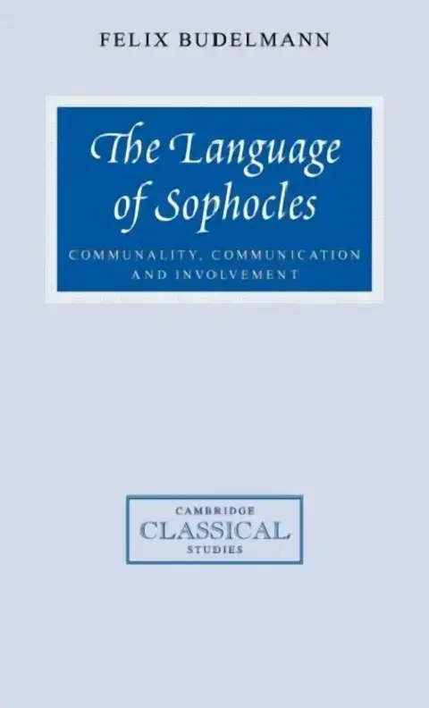 Cover of The Language of Sophocles