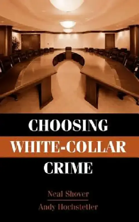 Cover of Choosing White-Collar Crime